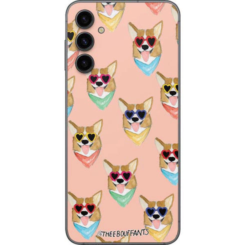 Bouffants and Broken Hearts Corgi Love Galaxy A14 5G Skin